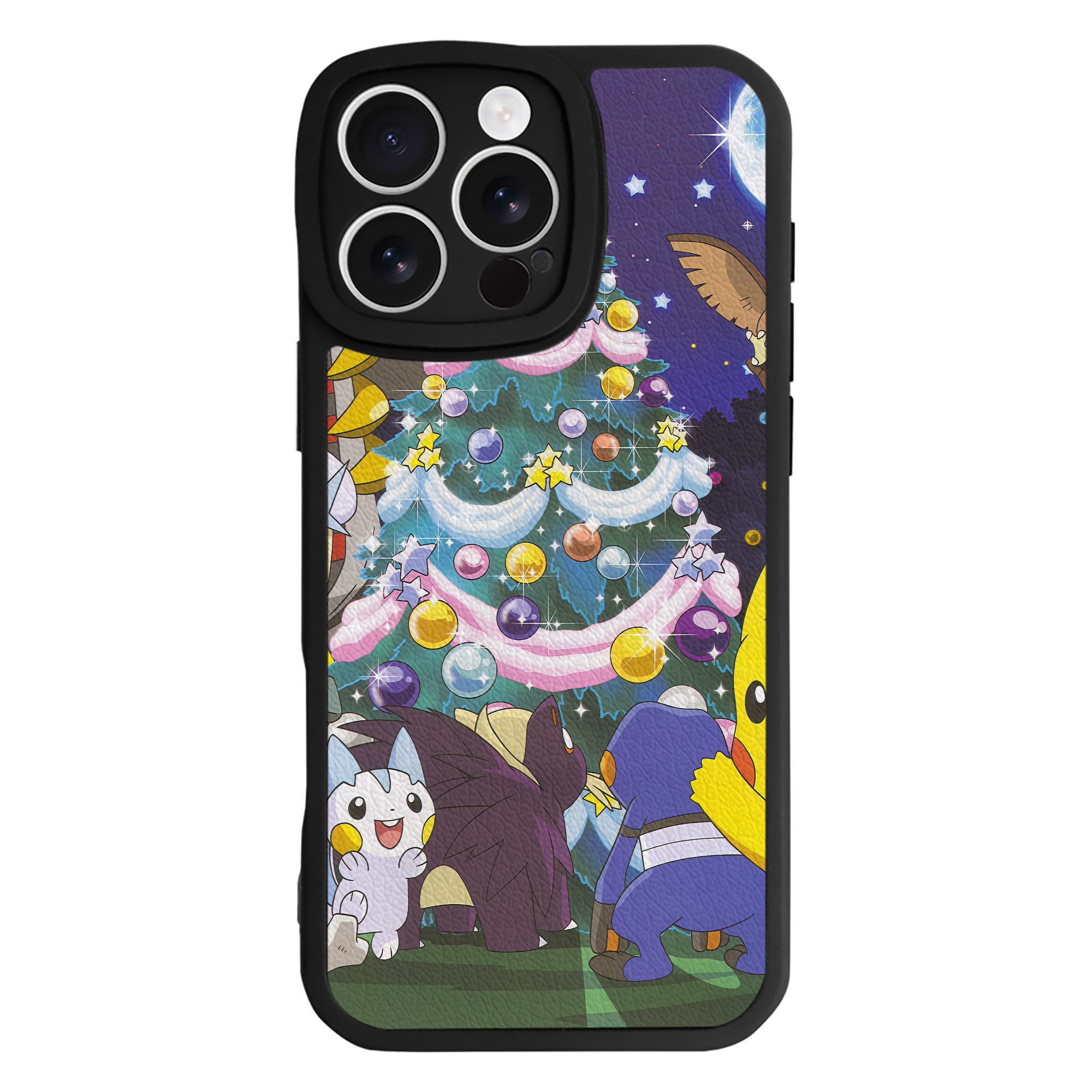 （画像用） ポケットモンスター Pokémon 【iPhone 16シリーズ対応】シリコンスマホケース（レザー調） 材質：シリコン